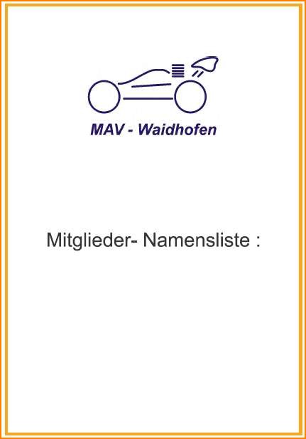 Mitgliederliste